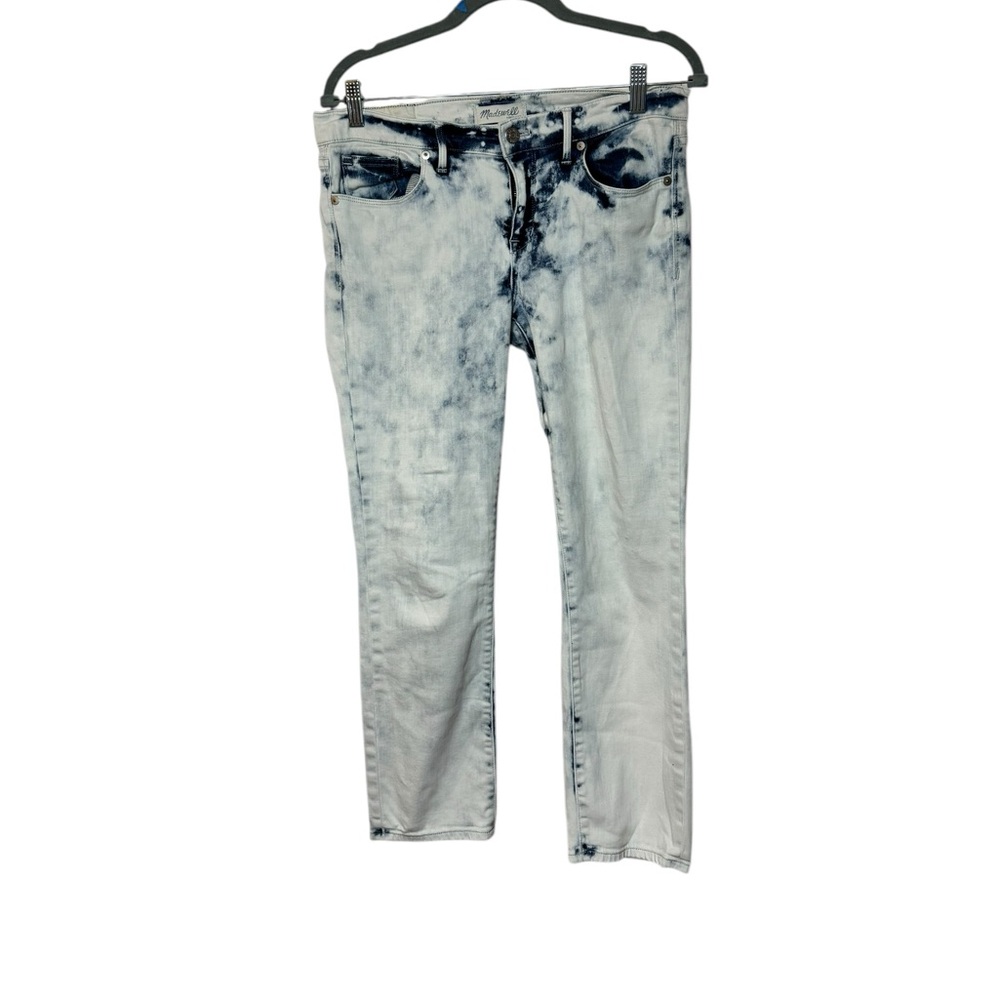 Madewell Bleached Straight Cropped Jeans Size 29